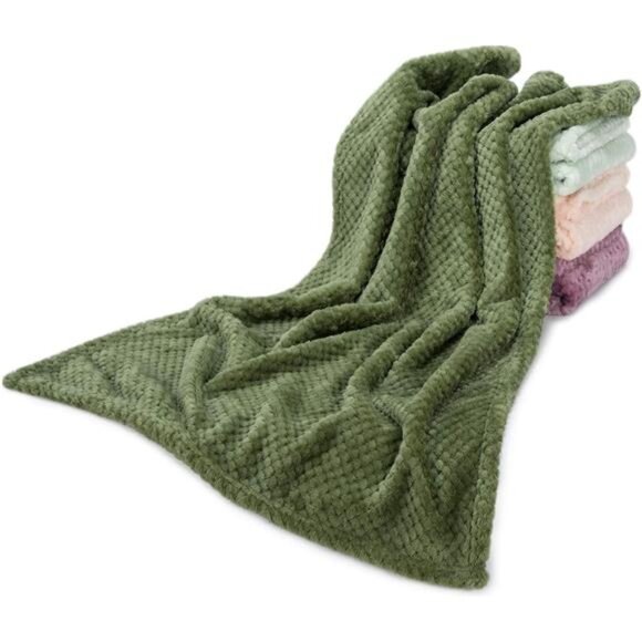 Fuzzy Blanket or Fluffy Blanket for Baby, Soft Warm Cozy Coral Fleece Toddler - Picture 7 of 8